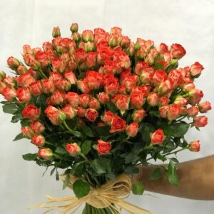 30 Pcs of small nude orange rose